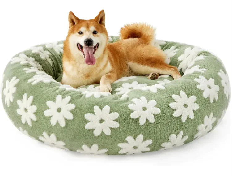 Round Plush Pet Bed