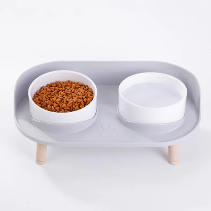 Cat Food Bowl Anti-Tip Elevated