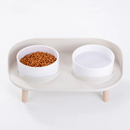 Cat Food Bowl Anti-Tip Elevated