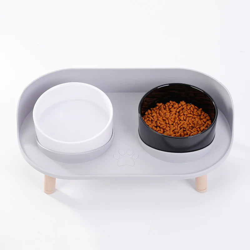 Cat Food Bowl Anti-Tip Elevated