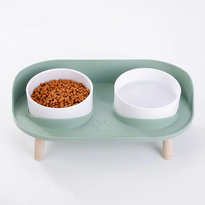 Cat Food Bowl Anti-Tip Elevated