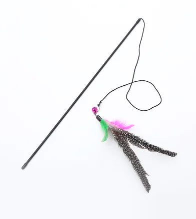 Quality Cat Toy with Feather Bird Design