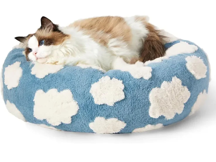 Round Plush Pet Bed