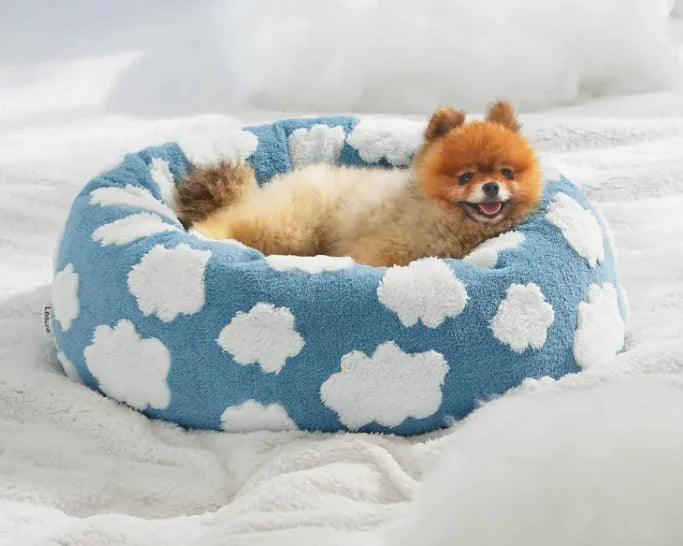 Round Plush Pet Bed