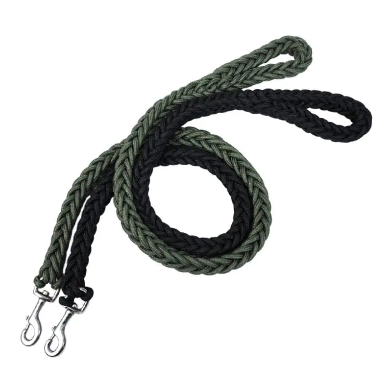 Large Eight-Strand Braided Nylon Dog Leash