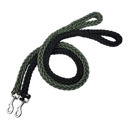Large Eight-Strand Braided Nylon Dog Leash
