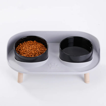 Cat Food Bowl Anti-Tip Elevated