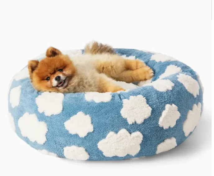 Round Plush Pet Bed