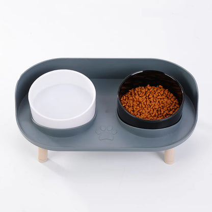 Cat Food Bowl Anti-Tip Elevated